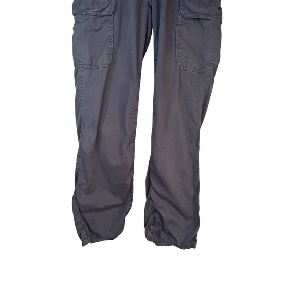 ZARA Womens Size 6 Cargo Pants Dark Gray 100% Cotton - Picture 6 of 16